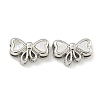 Brass Pave Shell Bowknot Multi-Strand Links KK-Q820-18P-1