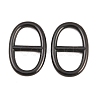 304 Stainless Steel Oval Links Connector Charms STAS-F366-02B-EB-1