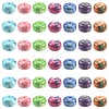 70Pcs 7 Colors Dyed Synthetic Riverstone Beads G-YW0002-99-1