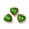 Faceted Glass Rhinestone Pendants GLAA-I051-B09-2