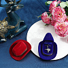 4Pcs 2 Colors Hat Velvet Jewelry Boxes CON-SC0001-19A-4