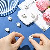 8Pcs Handmade Porcelain Beads PORC-CJ0001-32-5