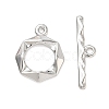Brass Toggle Clasps KK-CBA42CA-01C-P-4