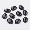 Natural Obsidian Flat Back Cabochons G-G741-22x30mm-20-1