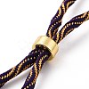 Nylon Cord Silder Bracelets MAK-C003-03G-23-3