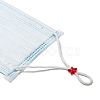 Star PVC Plastic Cord Lock for Mouth Cover KY-D013-01C-4