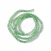 Electroplate Glass Beads Strands EGLA-R048-2mm-10-3