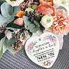 Printed Porcelain Hanging Ornaments HJEW-WH0056-002-3