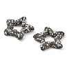 Star Shape Polymer Clay Rhinestone Beads CLAY-NH0001-06-3