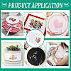 14CT Cross Stitch Canvas Cotton Embroidery Fabric DIY-WH0410-341A-5