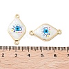 Rack Plating Alloy Enamel Connector Charms FIND-C050-12B-02G-3