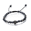Brass Beaded Bracelets BJEW-Z094-03E-4