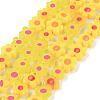 Handmade Millefiori Glass Bead Strands X-LAMP-J035-8mm-06-1