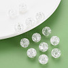 Transparent Crackle Acrylic Beads MACR-S373-66A-N12-4