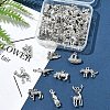 50Pcs Tibetan Style Alloy Animals Pendants FIND-FS0004-34-7