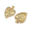 Brass Micro Pave Cubic Zirconia Pendants KK-I358-068G-04-2