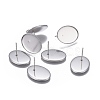 Non-Tarnish 304 Stainless Steel Stud Earring Findings LS-STAS-P236-43P-1