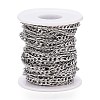 Tarnish Resistant 304 Stainless Steel Figaro Chain CHS-M003-12P-C-4