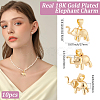 10Pcs Brass Charms KK-BBC0024-88-2