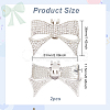Alloy Rhinestone Shoe Decorations DIY-FG0003-79P-2