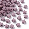 Spray Painted Acrylic Beads X-MACR-S373-45-O03-1