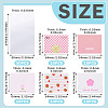 50Pcs OPP Cellophane Bags OPC-TA0001-09-5