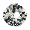 Electroplate Glass Beads Strands EGLA-YW0002-D01-1