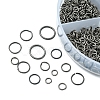 1 Box Iron Open Jump Rings Set IFIN-YW0001-44B-2