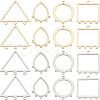 32Pcs 8 Style 304 Stainless Steel Chandelier Components Links STAS-UN0022-94-1