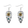 Alloy & Rhinestone Dangle Earrings FS-WGD70E2-01-1