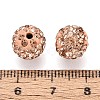 Polymer Clay Pave Rhinestone Beads RB-Q197-10mm-26-3