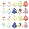 10Pcs 10 Colors Handmade Porcelain Beads PORC-YW0001-46-1
