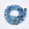 Natural Dragon Veins Agate Beads Strands X-G-S349-28B-2