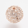 Polymer Clay Czech Rhinestone Beads RB-F022-PP13-10mm-TB22-1