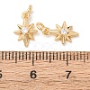 Brass Micro Pave Cubic Zirconia Pendants KK-A279-22G-3