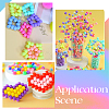 SUNNYCLUE 800Pcs 8 Colors Opaque Plastic Beads KY-SC0001-87-5