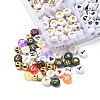 DIY Star & Flower & Letter Acrylic & Plastic Stretch Bracelet Beaded Necklace Making Kit DIY-YW0008-43-2