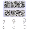 Zinc Alloy Lobster Claw Clasps DIY-YW0016-11B-1