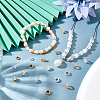 40Pcs 4 Style Eco-Friendly Rack Plating Brass Beads KK-PH0006-20-5