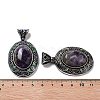 Natural Amethyst Pendants FIND-A041-01AS-05-3