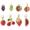 2Pcs Brass Charms KK-YW0003-29B-2