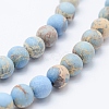 Natural Imperial Jasper Beads Strands X-G-K232-8mm-01A-3