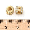Rack Plating Brass Cubic Zirconia Beads KK-Z033-26G-3