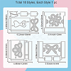 Carbon Steel Cutting Dies Stencils DIY-WH0309-1864-6