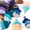 12Pcs 6 Styles Nylon Thread Tassel Big Pendant Decorations FIND-TA0009-18-2