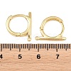 Brass Hoop Earring Findings KK-H292-38G-01-3