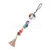 Natural Gemstone Big Pendant Decorations HJEW-F012-01-4