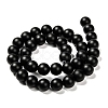 Natural Black Agate Beads Strands X-G-D543-10mm-2