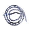 Natural Iolite/Cordierite/Dichroite Beads Strands G-P457-A03-11-3