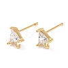 Brass Stud Earring Findings KK-F855-23G-1